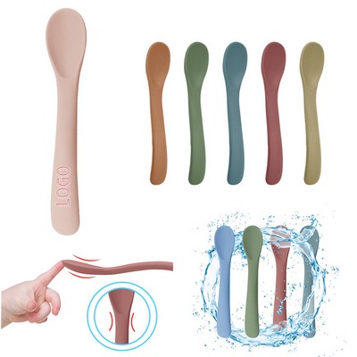 Baby Silicone Training Spoon