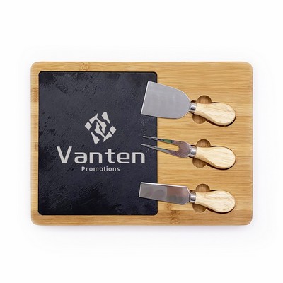Cheese Board with Knife Set