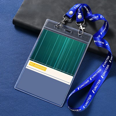 Dual Pocket ID Lanyard