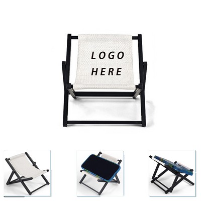 Lazy Beach Chair Cell Phone Holder