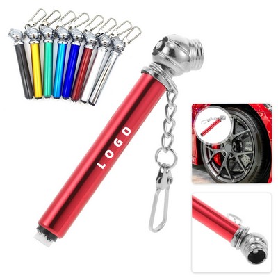 Mini Tire Gauge Keychain