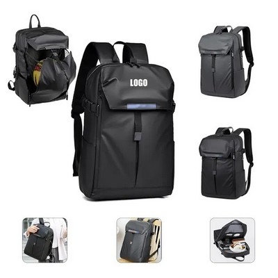 Motorcycle Backpack with Helmet Holder