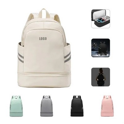 Gym Backpack with Shoe Compartment