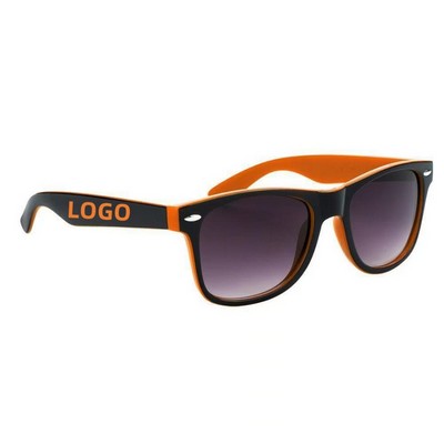 Two-Tone Fashion Sunglasses for Men