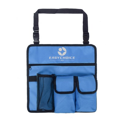 Storage Bag with Pouches for Wheelchair or Beachchair
