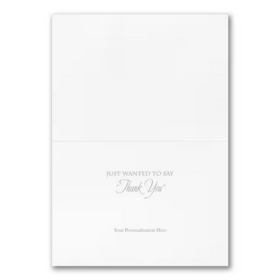 Repeating Thanks Thank You Card