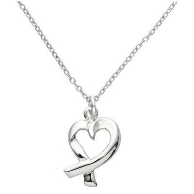 Jilco Inc Sterling Silver Heart Necklace - Sterling Silver
