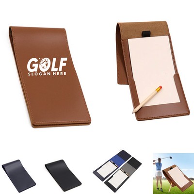Leather Golf Scorecard Holder