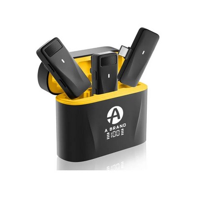 Wireless Lavalier Microphone for Phone with Charging Case