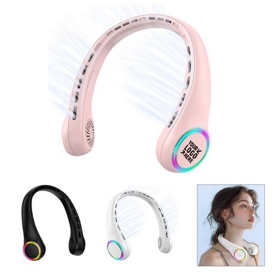 4000mAh Portable Neck Fan