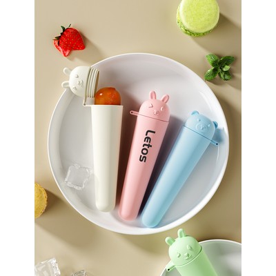 Rabbit Shaped Ice Cream Maker Reusable Silicone Ice Pop Molds for Homemade Treats