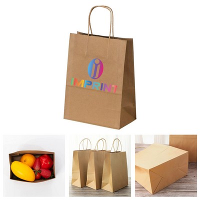 Brown Kraft Gift Bag with Handles