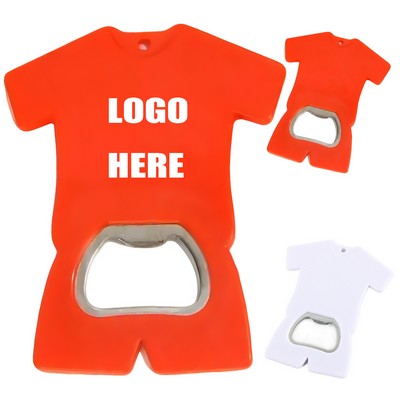 Jersey-Shaped Durable Plastic Beer Bottle Opener