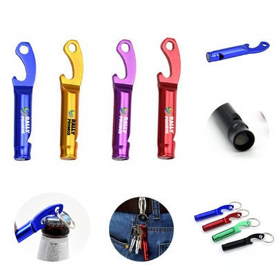 2" 1 Multi Function Emergency Whistle Bottle Opener