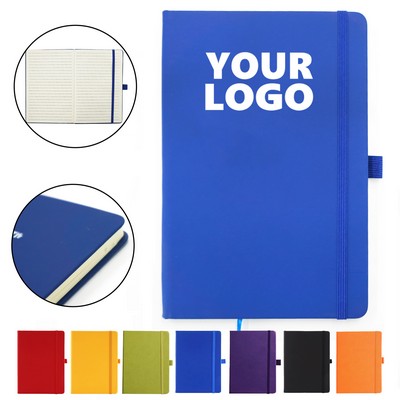 A5 PU Journal Notebook With Pen Holder