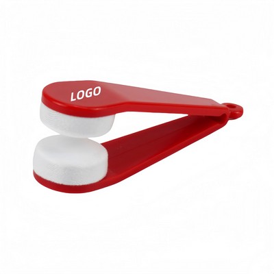 Eyeglass Eraser Portable Double Sided Cleaning Brush