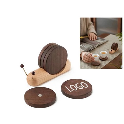 Snail-Shaped Coaster