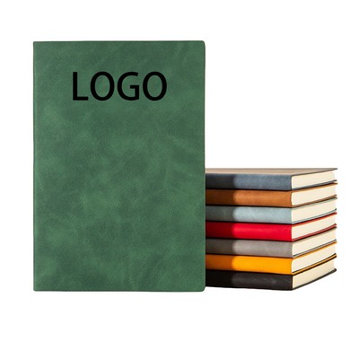 A5 Nubuck Leather Notebook