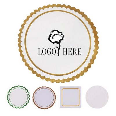 Eco-Friendly Disposable Absorbent Coasters