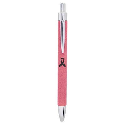 Pink Leatherette Pen