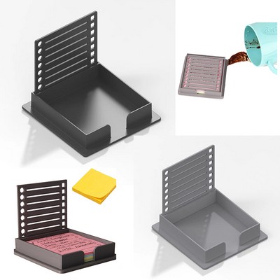 Sticky Note Holder With Stencil
