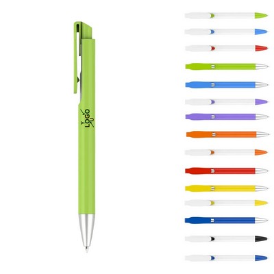 Retractable Plastic Ink Pen