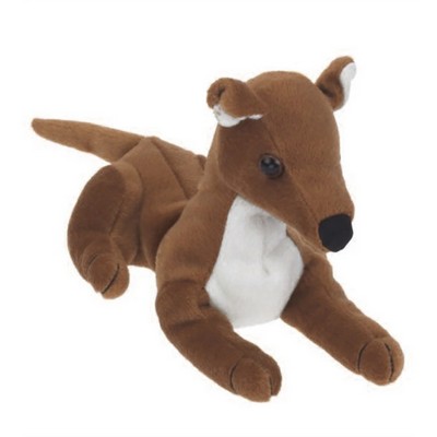 8" Beanie Dog- Brown Greyhound