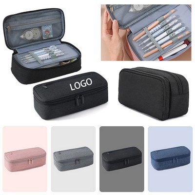 Sleek Zippered Pen Organizer