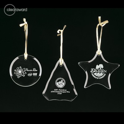 Clearaward Jade Crystal Holiday Ornament Bell