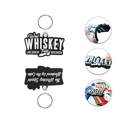 2'' Custom PVC Shaped Key Tag