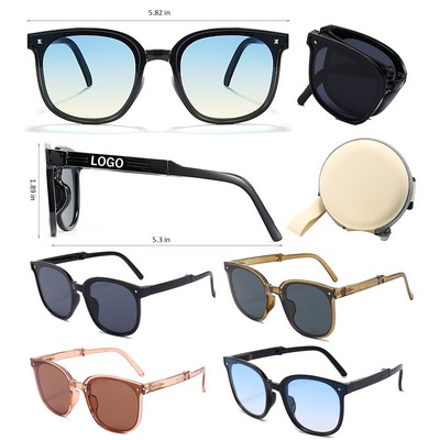 Trendy Polarized Folding Cat Eye Sunglasses