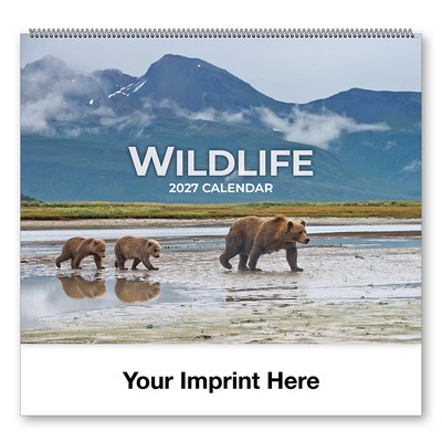 North American Wildlife Spiral Bound Calendar