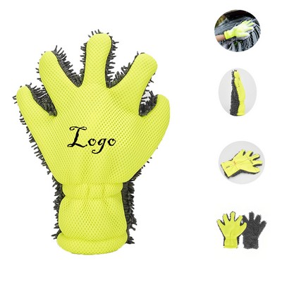 Car Interior Exterior Wash Gloves