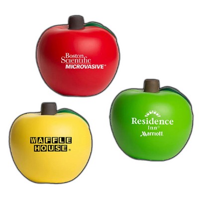 Apple Shape Stress Balls, Semi Soft Squeezable Stress Reliever