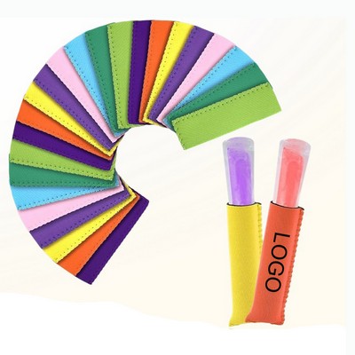 Kids Neoprene Reusable Ice Pop Bag Sleeves Popsicle Holders