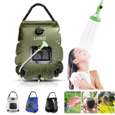 5 Gal/20L Solar Heating Outdoor Portable Camping Shower Bag