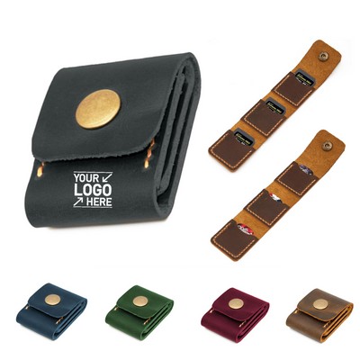 Leather Guitar Pick Holder