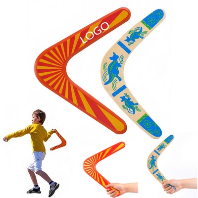 Classic V-Shaped Wooden Boomerang
