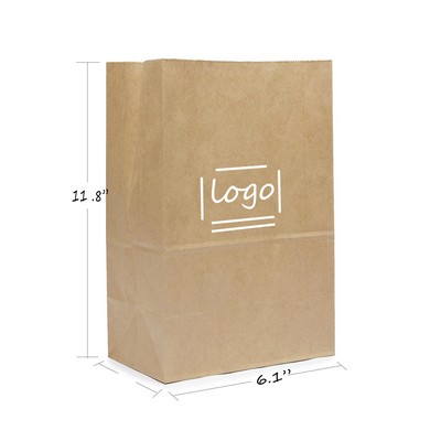 Customized Grease-Resistant SOS Kraft Paper Bags