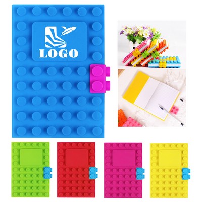 A6 Silicone Building Block Cover Notebook MOQ 50