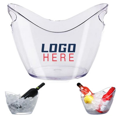 4L Clear Acrylic Ice Bucket