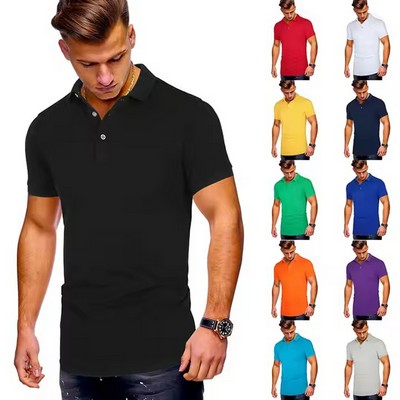 Advertising T Shirt Men Polo Shirt