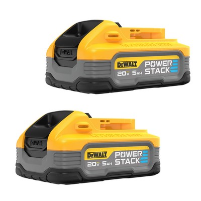 DeWalt Powerstack 20V Max 5.0Ah Battery 2-Pack