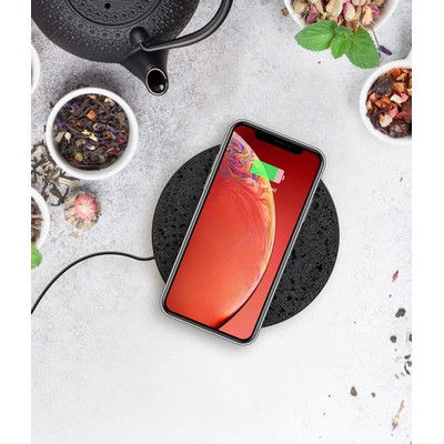 Einova Wireless 10W Qi Charging Stone - Lava