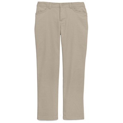 Classroom Uniforms - Girl's 4-Pocket Matchstick Husky Pant