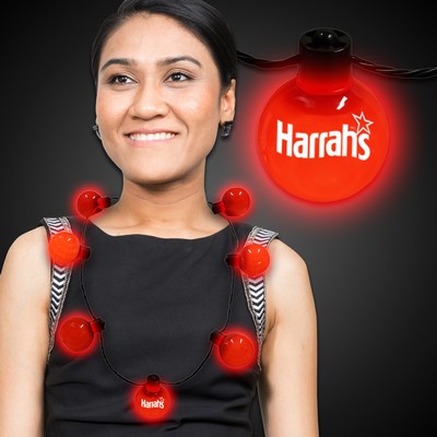 Red LED Ball Necklace(Digi Printed)