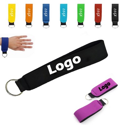 Floatable Neoprene Keychain Wristband