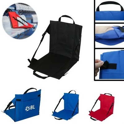 Portable Oxford Stadium Chair Cushion Ocean