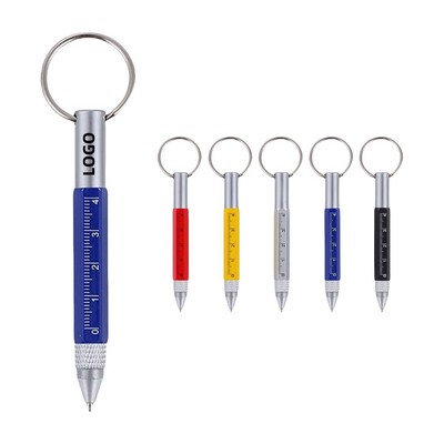 Multifunction Metal 6-In-1 Tool Pen