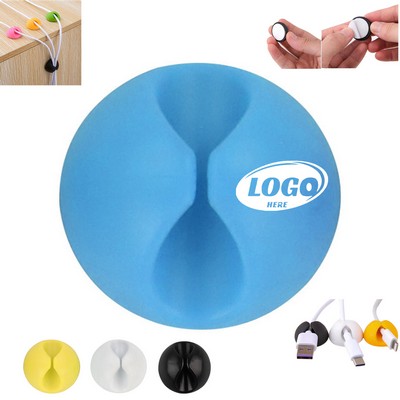 Self-Adhesive Headphone Cord Organizer Clip